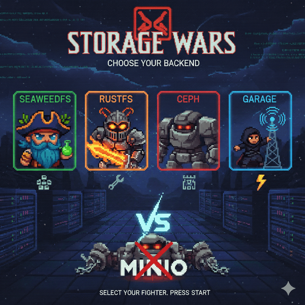 4 MinIO Alternatives: Choosing a Storage Backend That Won’t Screw You
