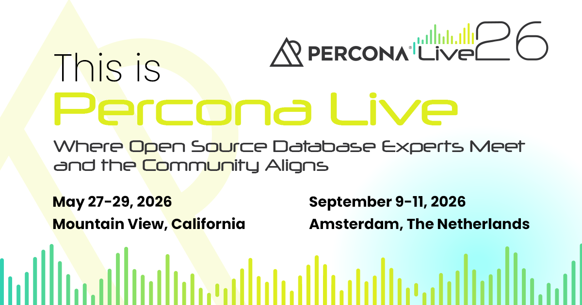 Percona Live 2026